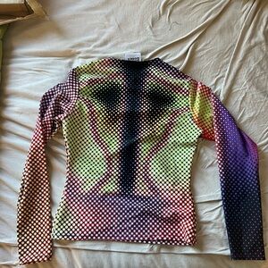 Authentic Sinead Gorey Digitally Printed Curve Enhancing Top